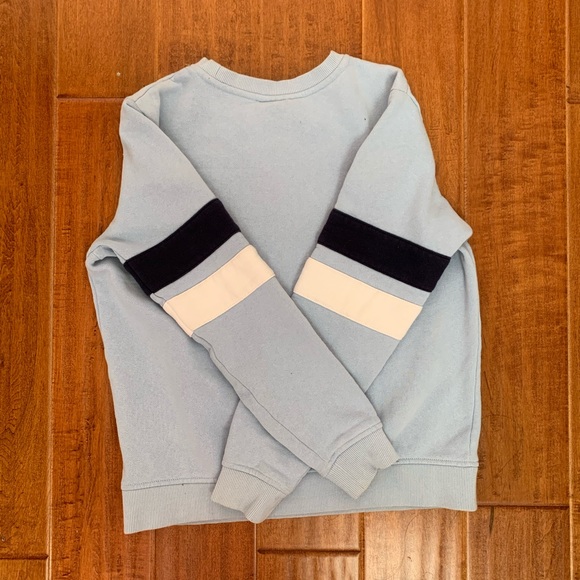 S Fila navy/white/baby blue colorblock crewneck - Picture 2 of 3